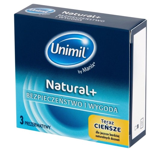 Prezerwatywy UNIMIL BOX 3 NATURAL+